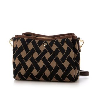 UNBILLION カシュカシュ cachecache / 柄アソートジャガード三つ口ショルダーバッグ