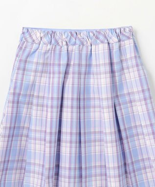 ANY KIDS プリーツ スカパン サックスブルー×チェック