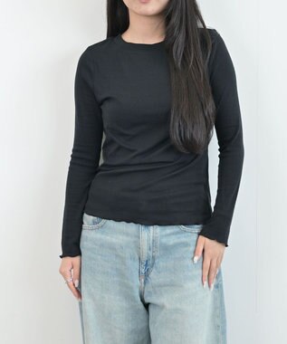 HAAG LONG SLEEVE SHIRT ロングスリーブシャツ ブラック