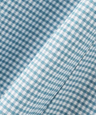 J.PRESS LADIES 【洗える】アセVis ギンガム スカート シーグリーン系3