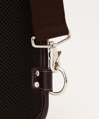 UNBILLION Otias シュリンクレザーオイル仕上げタテ型ボディバッグ レッド