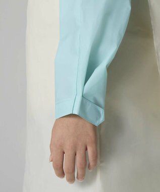 BEAMS SCHOOL シームレスレインコート サックス