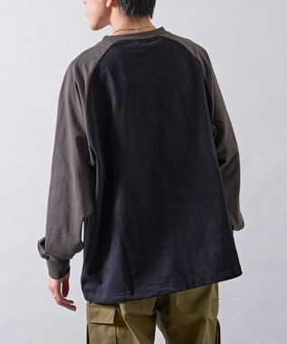 CRAFT STANDARD BOUTIQUE ワンポイント刺繍ラグランロンＴ Black