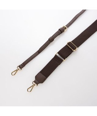 UNBILLION カシュカシュ cachecache / 柄アソートジャガード三つ口ショルダーバッグ ブラウンミックス