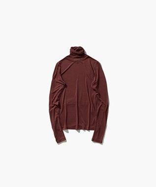 ATON MODAL SILK JERSEY | タートルネックプルオーバー RED