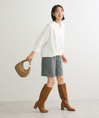 Green Parks ２ＷＡＹ　バースキッパーブラウス Off White