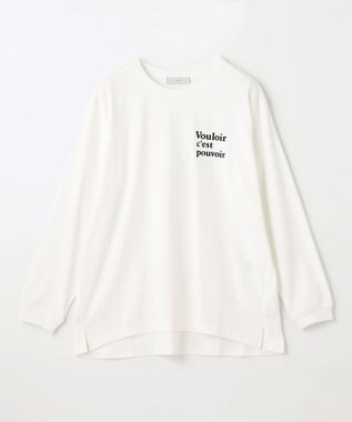 ANY L アソートロゴ長袖Ｔシャツ オフ（胸ロゴ）