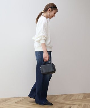 AMERICAN HOLIC ゼブラ柄ジャガードカットプルオーバー Off White