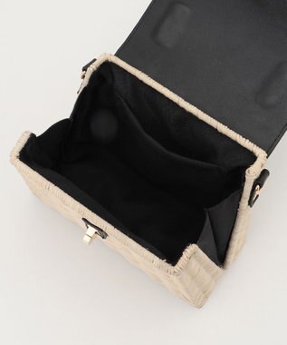 組曲 【2WAY】トップハンドルカゴバッグ ブラック系