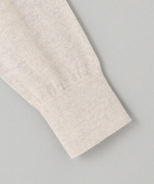 GOTAIRIKU 25年新作【洗える/チクチクしにくい/ピリングしにくい】イタリア糸 ハイゲージ カバーネックニット_WOOL100％ アイボリー系