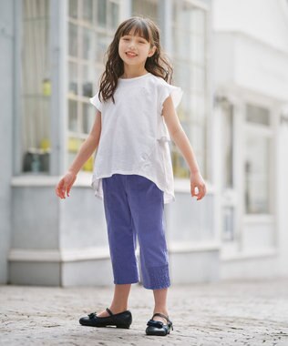 組曲 KIDS 【110-140㎝】シャーリング パンツ ブルー