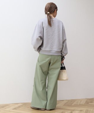 AMERICAN HOLIC ゼブラ柄ジャガードカットプルオーバー Gray