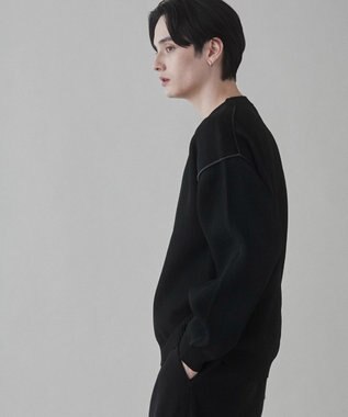 WEGO クリアライトリバーシブルプルオーバー ブラック