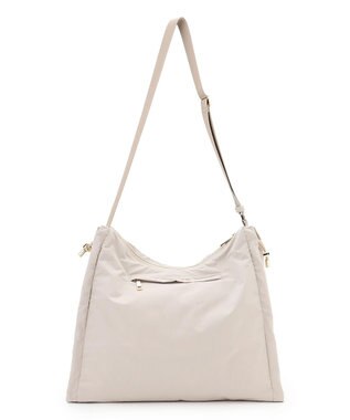 23区 ドロ－ストリング ショルダーバッグ(L) ベージュ系