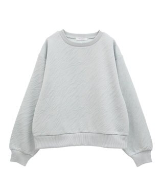 AMERICAN HOLIC ゼブラ柄ジャガードカットプルオーバー Gray