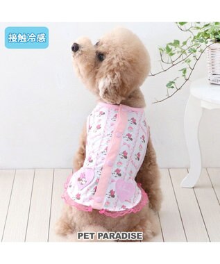 PET PARADISE ディズニー ミニーマウス 接触冷感背中開き タンクトップ 《レース柄》 小型犬 レース柄