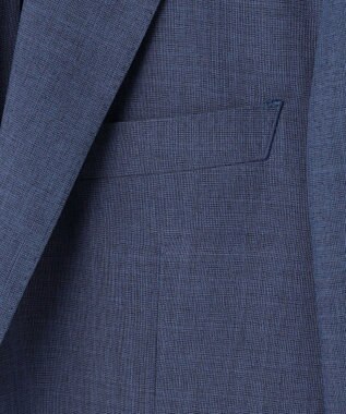 GOTAIRIKU 新クオリティ/KINGサイズ追加【洗える/シワになりにくい】タイワンタフタ  擬麻ジャケット ネイビー系