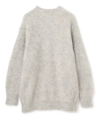 UNFILO アルパカシャギー ロングニット グレー