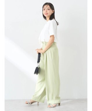 earth music&ecology アシメフリルプルオーバー Ivory