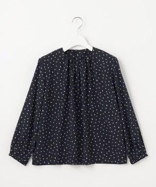 J.PRESS LADIES S ドット フラワープリント カットソー ネイビー系5