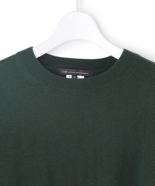 23区 L ニットセットアップ プリーツコンビ ワンピース ダークグリーン系