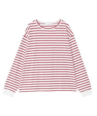 Green Parks ボーダープルオーバー Red