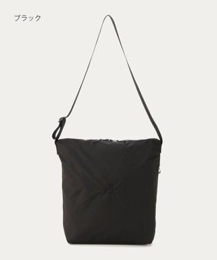 MOONBAT POLO RALPH LAUREN(ポロ ラルフローレン) PRL刺繍 ショルダー レインバッグ  無地 ブラック