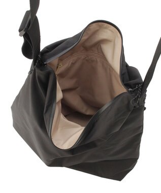 MOONBAT POLO RALPH LAUREN(ポロ ラルフローレン) PRL刺繍 ショルダー レインバッグ  無地 ブラック