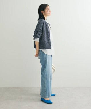 Green Parks ２ｗａｙ　スパンコールニットプルオーバー Navy