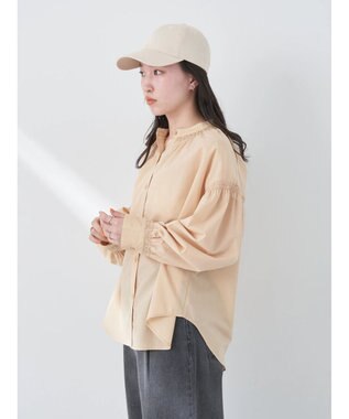 earth music&ecology シャーリングシャツ Beige