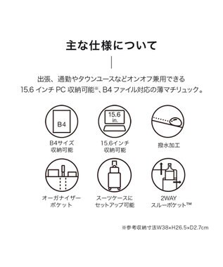 ACE BAGS & LUGGAGE ace. ガジェタブルR 10th ビジネスリュック  B4サイズ 15.6インチPC収納 16L 68962 エース ブラック