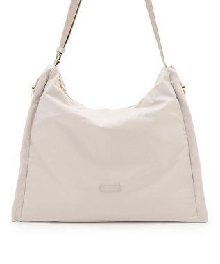 23区 ドロ－ストリング ショルダーバッグ(L) ベージュ系