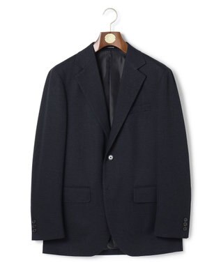 J.PRESS MEN 3シーズン着られる上質素材【ストレッチ / 吸水速乾 / 洗える / 消臭】AXIO 3ポジションジャージー ジャケット ネイビー系