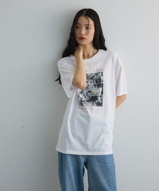 Green Parks フォトグラフィック半袖Ｔシャツ White