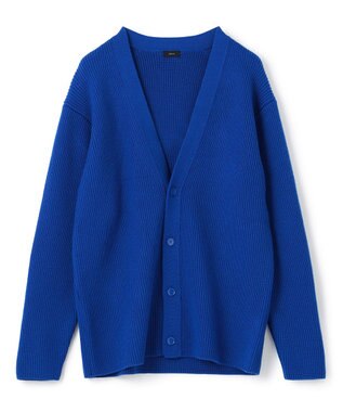 JOSEPH HOMME アコーディオンメリノ　ニットカーディガン ブルー系