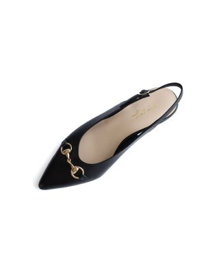 Pointer 日本製 本革ビット付きミュール ブラック