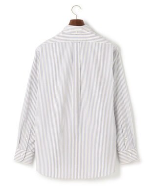 J.PRESS MEN ポプリンストライプシャツ/B.D アイボリー系1