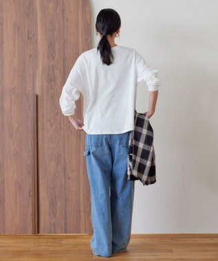 AMERICAN HOLIC ドロップショルダーカットプルオーバー Off White