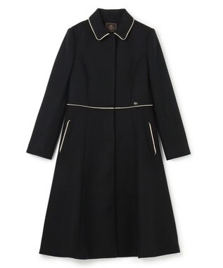 TOCCA 【消臭】BITTER CARAMEL CHOCOLATE ウールコート ブラック系