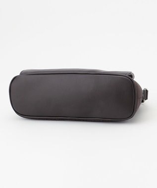 Y'SACCS モノグラムジャカード　ハーフムーンショルダー チョコ