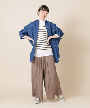 ONWARD Reuse Park 【自由区】パンツ春夏 ブラウン