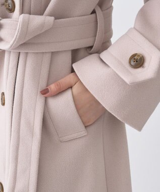 earth music&ecology 3WAYカラーロングコート Light Beige