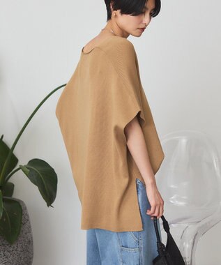 AMERICAN HOLIC Vネックニットベスト Camel