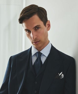 GOTAIRIKU シワになりにくい/通年素材【御幸毛織/みゆきけおり】Superio160 スーツ_ダークグリーン ダークグリーン系8