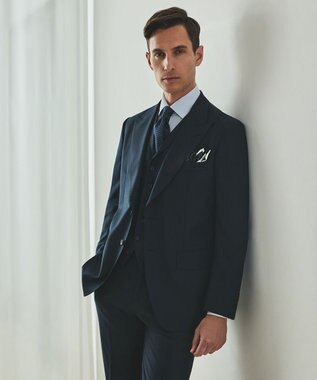 GOTAIRIKU シワになりにくい/通年素材【御幸毛織/みゆきけおり】Superio160 スーツ_ダークグリーン ダークグリーン系8