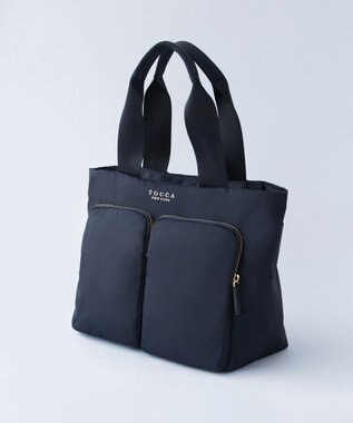 TOCCA 【WEB＆一部店舗限定・A4サイズ対応】VIA METRO NYLON BAG ナイロンバッグ ネイビー系