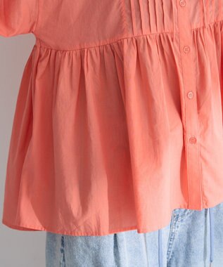 Green Parks ピンタックブラウス White