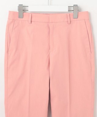 自由区 L 【接触冷感・UVカット・吸水速乾】シェルタリングオックステーパード パンツ ピンク