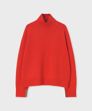 Paul Smith インターシャ ストライプ ニット オレンジ