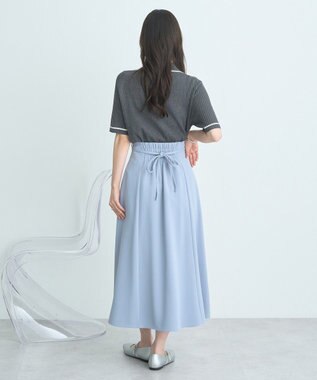 earth music&ecology リブニットカーディガン Charcoal Gray